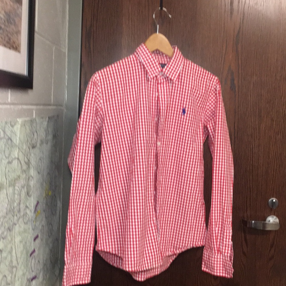 Ralph Lauren Sport Red and White Check Shirt
